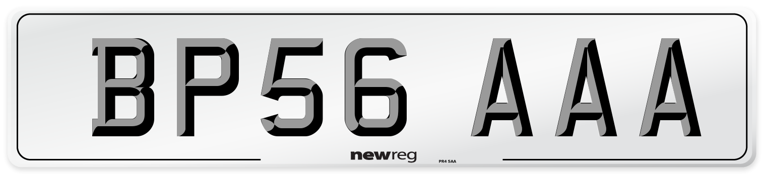 BP56 AAA Number Plate from New Reg